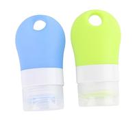 BELLIFFY Flacons Vides En Silicone De Voyage Lot De 3 38 Ml Rechargeables Anti-fuite Pour Maquillage