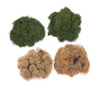 BELLIFFY Gazon Artificiel Miniature Statique 80G Touffes de Flocage Colorées pour Dioramas Ferroviaires et Jardins Miniatures Réalistes