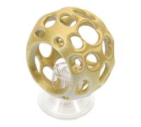 BELLIFFY Grotte Creuse Multifonctionnelle pour Aquarium 1 Pièce Cachette Sécurisée pour Betta et Crevettes Décor Naturel pour Poissons Tube D’Élevage et Refuge Aquatique