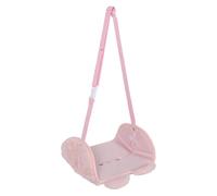 BELLIFFY Hamac de Pied pour Voiture et Avion Support Antidérapant pour Siège Arrière Accessoire de Voyage Réglable pour Suv Camion et Avion Hamac Confortable avec Motif Lapin Rose pour