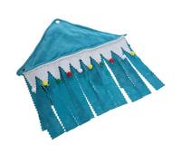 BELLIFFY Hideout pour Petits Animaux Abri Confortable pour Hamster Cochon Lapin Design Suspendu Pratique avec Rideaux pour Espace Douillet Couleur Verte