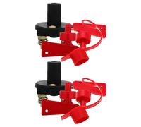 BELLIFFY Interrupteur de Batterie Coupe-Circuit 2 Pôles pour Camping-Car et Bateau 2 Clés Interrupteur de Déconnexion D’Alimentation Marine et Automobile Accessoire de Sécurité