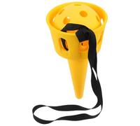 BELLIFFY Jeu de Boule de Ramassage pour Garçon et Filles Ensemble de Balles à Lancer Jaune Léger et Portable D’Activités Plein Air pour Développement Coordination Œil-Main pour Jeux en