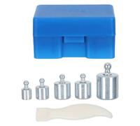 BELLIFFY Jeu de Poids D'étalonnage Acier Chromé 10mg à 100g avec Boîte de Rangement et Pince, Ensemble de Poids Calibrés pour Balances de Précision, Balance de Bijoutier, Laboratoire