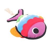 BELLIFFY Jouet à Mâcher pour Chien Jouet Interactif Forme De Poisson pour Nourriture Et Entraînement Petits Et Grands Chiens