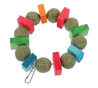 BELLIFFY Jouets À Mâcher en Bois pour Hamsters Et Soins Molaires Naturels Jouets pour Cochons Dinde Et Lapins Sûrs Et Robustes
