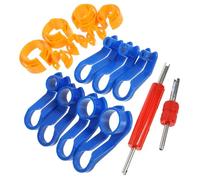 BELLIFFY Kit de 16 Pièces D’Outils de Déconnexion pour Conduites de Climatisation et Carburant Automobile, Acier et Plastique, pour Mécaniciens, Extraction Rapide de Tubes de Réfrigérant