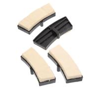 BELLIFFY Kit de 4 Plaquettes de Frein en Feutre de Laine Couleur Ivoire pour Vélo D’Appartement Silencieux Pièces de Rechange Solide Compatibles Vélos de Fitness Indoor Freinage Haute