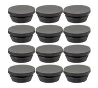 BELLIFFY Kit de Bouchons pour Condensats de Climatisation en Caoutchouc 12pcs, Inserts pour Trou, Bouchon de Vidange de Climatiseur Compact et Résistant pour Fête D'été à Domicile ou