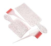BELLIFFY Kit De Mise En Valeur Cheveux 4 Pièces Compact Pinceau Pour Teinture Capillaire Peigne à Teinture Pour Cheveux Planche De Surbrillance Salon Et Usage Domestique