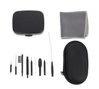 BELLIFFY Kit de Nettoyage pour Appareils Auditifs 12 Pièces, Brosses Délicates et Outils Précis pour Éliminer Cire et Résidus, Léger et Portable, Accessoire Essentiel pour Entretien