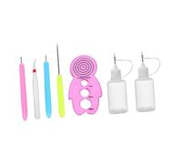 BELLIFFY Kit Outils De Quilling Papier 7 Pièces, Couleurs Aléatoires, Stylo Aiguille, DIY pour Débutants Et Artistes, Loisirs Créatifs à La Maison L'école, Art du Papier en Rouleau