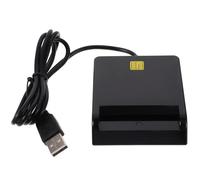 BELLIFFY Lecteur de Carte USB Compatible Windows Vista pour Cartes Bancaires IC Id CAC Sim Lecteur Intelligent Performant et Facile à Installer