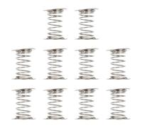 BELLIFFY Lot de 10 Petites Bases À Ressort en Nickel pour Poupées À Secouer Tableau De Bord Jouets