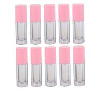 BELLIFFY Lot De 10 Tubes De Gloss À Lèvres De 6 Ml Avec Pinceau Flacons Portables Pour Voyage Garçons Et Filles