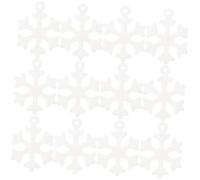 BELLIFFY Lot De 100 Breloques Flocons De Neige Mini Bijoux Décoration Pendentifs Craft