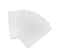 BELLIFFY Lot de 100 Cartes D'accès PVC Réinscriptibles, Cartes D'identité Contact, Étanches et Solide, Adaptées au Contrôle D'accès en Entreprise, Hôtel et Parking, Couleur Blanche
