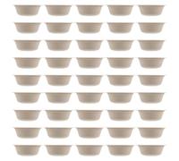 BELLIFFY Lot de 100 Gamelles Jetables pour Animaux De Compagnie Gamelles pour Nourriture Et Eau pour Petits Animaux Remplissage pour Chats Doublures