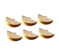 BELLIFFY Lot de 100 Pinces Demi-lune en Cuivre Doré Forme Éventail pour Accessoires de Couture et Création, Faciles à Fixer et Résistantes la Rouille