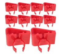 BELLIFFY Lot de 15 Clips de Fixation pour Aquarium, Supports Réglables pour Lampe T8, Compatibles Tubes 23-28 Mm, Accessoires Polyvalents pour Éclairage LED D’Aquarium D’Eau Douce, Support