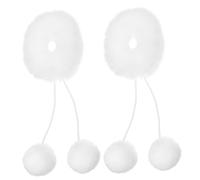 BELLIFFY Lot De 2 À Pompons Pour Filles Duveteux Et Mignons Pour Queue De Cheval