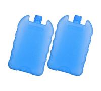 BELLIFFY Lot de 2 Blocs Réfrigérants Moyens à Remplir d'eau, Pack de Glace Réutilisable en Plastique Robuste, pour Glacière Portable, Camping et Maintien Frais Lors des Activités