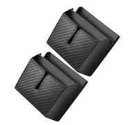 BELLIFFY Lot De 2 Boîtes De Rangement Voiture En Fibre De Carbone, Petite Taille, Support Téléphone Et Coffre Pratique, Autocollant, Pour Accessoires Et Portefeuille, Usage Intérieur Automobile