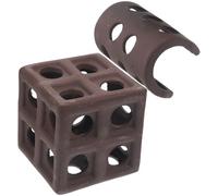 BELLIFFY Lot de 2 Cachettes sous-Marines en Céramique pour Aquarium, Grottes D’élevage et Abris pour Poissons et Crevettes, Décor Naturel Résistant à L’humidité, Adaptées à Aquariums