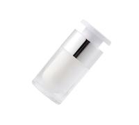 BELLIFFY Lot de 2 Flacons de Toilette de Voyage en Acrylique de 15 Ml avec Bouchon de Verrouillage Anti-fuite Et Flacon à Presser sous Vide pour Cosmétiques Crèmes Parfums