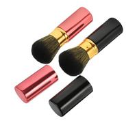 BELLIFFY Lot De 2 Pinceaux À Blush Pour Joues Petit Pinceau De Maquillage Surligneur Télescopique Pour Femmes