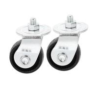 BELLIFFY Lot De 2 Roulettes De Rechange Pour Cric Hydraulique 2 Tonnes Roulettes Industrielles Pour Réparation De Cric De Sol