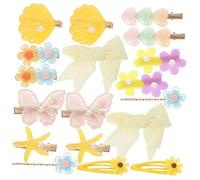 BELLIFFY Lot De 2 Sets De Barrettes À Cheveux Pour Filles Garçon Et Filles Jolies Épingles À Cheveux Convient Pour Coiffe Habillage Fête