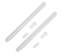 BELLIFFY Lot de 2 Stylets à Double Pointe pour Écran de Tableau Blanc Électronique Stylet Tactile Capacitif Sensible Blanc pour Écriture et Interaction sur Tablette Usage Professionnel