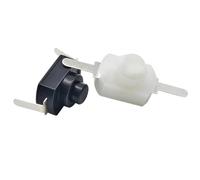 BELLIFFY Lot de 20 Boutons de Remplacement pour Lampe de Poche LED Interrupteur Marche/Arrêt Pied 1208 Incurvé Couleur Noire Compatible Torche Électrique Usage Audio et Électronique