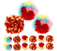 BELLIFFY Lot de 20 Jouets Interactifs en Peluche pour Chat À Mâcher Et Rebondissants Résistants Aux Rayures Fournitures pour Chatons