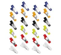 BELLIFFY Lot de 24 Mini Pinces à Ressort Industrielles Robustes Petites Pinces de Menuiserie et Jardin Légères Multi-Couleurs Polyvalentes pour Bricolage Camping et Projets Extérieurs