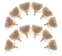 BELLIFFY Lot de 25 Boîtes à Dragées Ajourées Pailletées Doré Rosé pour Mariage Coffret Cadeau avec Boîtes à Bonbons en Carton Rigide Emballage Fête Élégante pour Souvenirs et Gourmandises