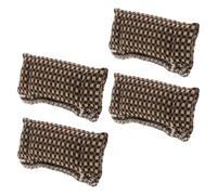 BELLIFFY Lot de 4 Chiffons de Nettoyage pour Queues de Billard Tissu Doux et Lavable Accessoire de Polissage pour Entretien en Voyage sur Bois Carbone et Composite Outil Pratique pour