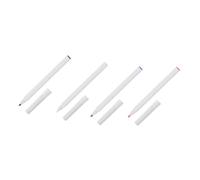 BELLIFFY Lot De 4 Stylos Marqueurs Tatouage à Tête Unique, Couleurs Blanche Noire Violette Rouge, Pour Salon De Beauté, Marquage Précis Peau Et Piercing, Accessoires Professionnels De Positionnement