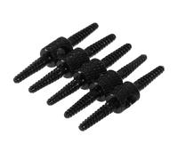BELLIFFY Lot de 5 Raccords de Durite de Frein en Alliage D'aluminium Noir, Guide Interne pour Câble de Frein, Compatible pour VTT et Cyclisme Longue Distance