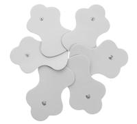 BELLIFFY Lot de 6 Électrodes de Massage Électrostimulateur 6x9 Cm de Gourde, Auto-adhésives en Tissu Non Tissé, Patchs Réutilisables pour Soulagement Musculaire à Domicile, Accessoires