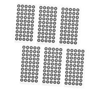 BELLIFFY Lot De 6 Marqueurs Réfléchissants Haute Visibilité pour Numérisation 3D pour Travaux De Précision