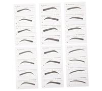 BELLIFFY Lot De 6 Pochoirs à Sourcils Pour Maquillage Modèle De Sourcil Autocollant Pour Pratique Maquillage Taille Compacte Facile à Ranger Des