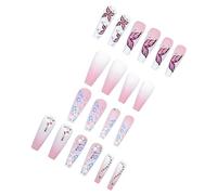 BELLIFFY Lot de Faux Tendance en Forme de Cœur Et de pour Femme Idéal pour Les Fêtes Ou La Vie Quotidienne