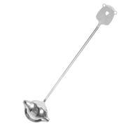 BELLIFFY Louche à Sauce en Acier Inoxydable Épais Manche Long Ambidextre Bec Verseur Incliné Anti-Éclaboussures Ustensile de Service Professionnel pour Sauces et Soupes la Cuisine Inox