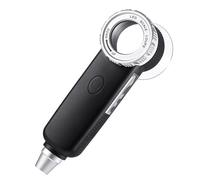 BELLIFFY Loupe de Bijoutier Rechargeable 30X avec 3 Modes D’Éclairage LED, Petite Loupe Portable Légère pour Inspection Précise de Bijoux et Antiquités, pour Voyages et Usage Professionnel