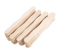 BELLIFFY Manches de Ventilateur en Bois Naturel 200 X 25 X 2 Mm, Lot de 60 Pièces pour Bricolage Diy, Accessoires de Fête et Mariage, Bâtonnets Circulaires pour Éventails à Main