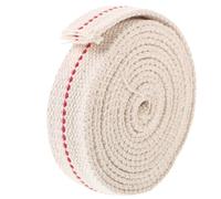 BELLIFFY Mèche de Lampe à Huile en Coton Beige 100% Pur Structure Simple 1 Pouce X 6,6 Pieds Remplace Ancienne Mèche pour Lampe à Pétrole