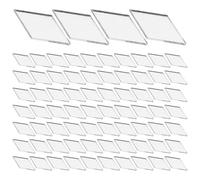 BELLIFFY Mini Miroirs Mosaïque Autocollants 300 Pcs Forme Géométrique Rhombus 13 X 25 CM Acrylique Résistant aux Rayures Décoration Murale et Loisirs Créatifs Miroirs Artisanaux pour