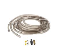 BELLIFFY Outil de Nettoyage Aquarium Tuyau Flexible Siphon avec Collier pour Changement Eau et Aspirateur de Gravier Kit Entretien Réservoir Eau Douce et Salée